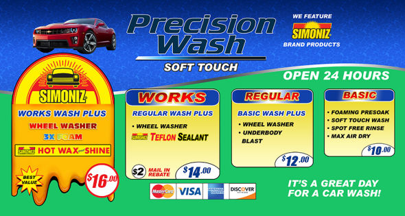 Precision Wash Soft Touch Packages